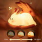 Cute Littale Rabbit Silicone Night Lamp