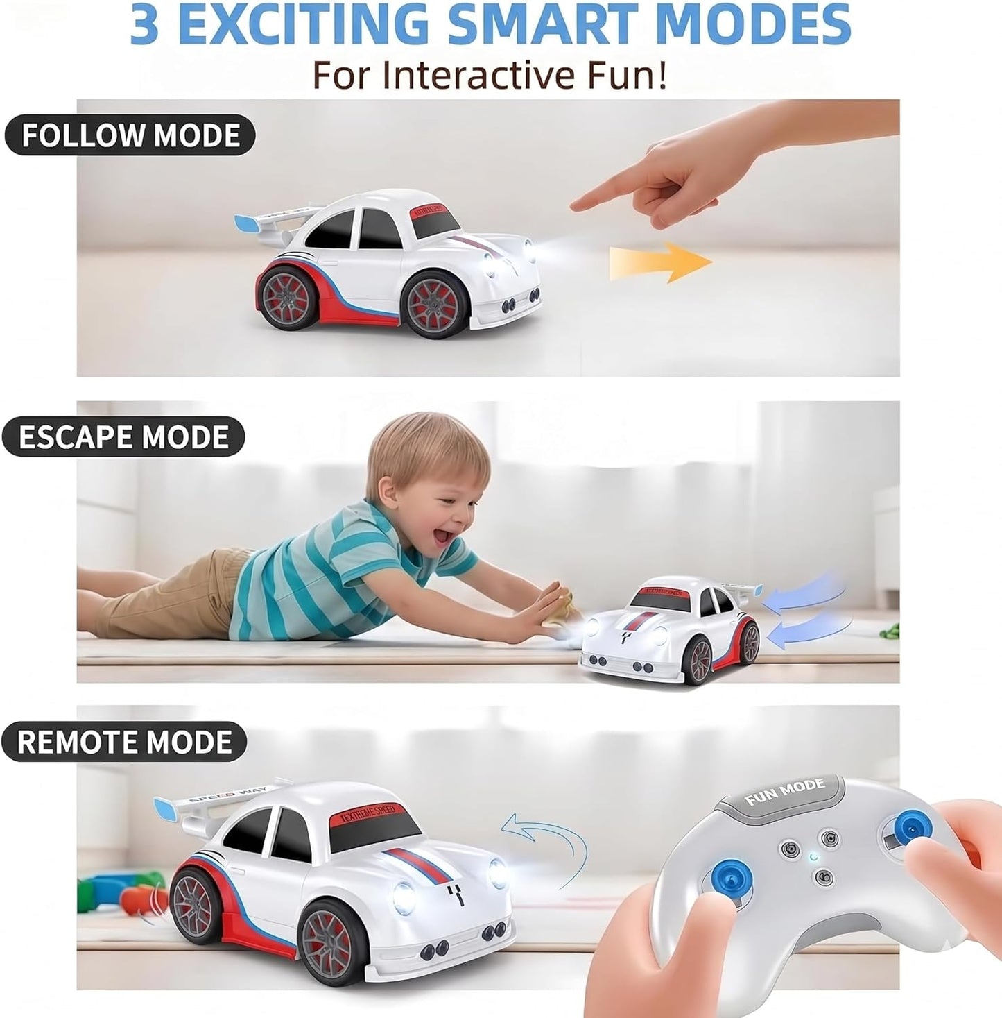 Mini RC Intelligent Sensor Stunt Car