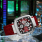 Reward VIP Analog Red Square Dial Men's Watch