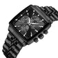 Reward Black Multi-Function Men's Square Quartz Watch