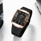 Reward Ultra Slim Black & Rose Gold Mesh Strap Analog Men's  Watch