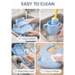 Cat Design Silicone Baby Feeding Set