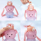 Kawaii Bear Straw Water Bottle