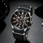 Reward VIP Luxury Chronograph Men’s Quartz Watch – Black Dial Edition