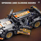 Orange Mustang 1:18 Scale Racing Pull-Back SuperCar Buliding Blocks Set