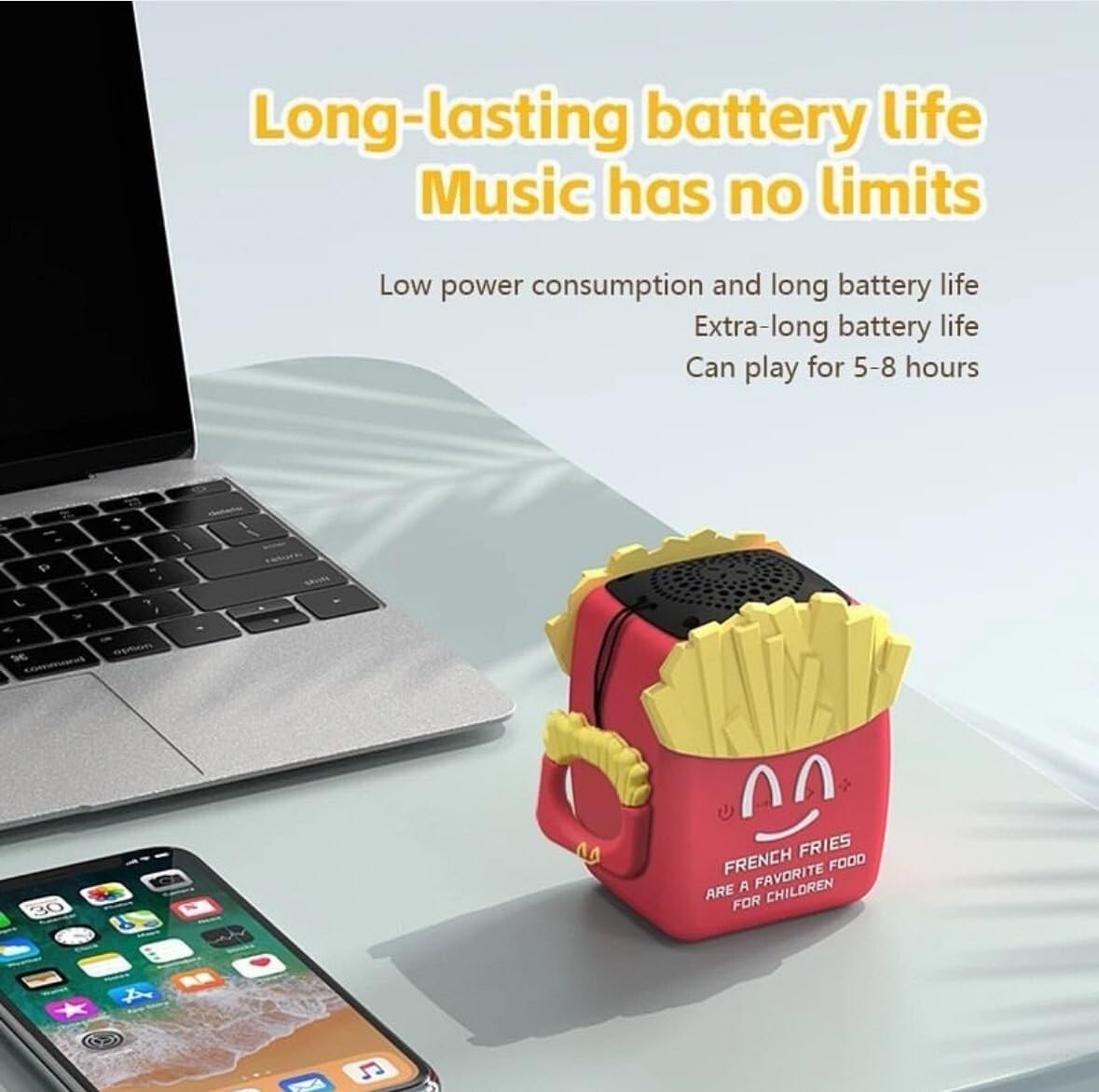 French Fries Kids Bluetooth Speaker