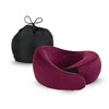 Milujilu Ergonomic Travel Neck Pillow – Deep Cranberry