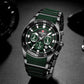 Reward VIP Luxury Chronograph Men’s Quartz Watch – Green Dial Edition