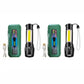 Waterproof Portable Led Flashlight Usb Rechargeable 3 Modes Light Flashlight - ( 2 Pack )
