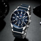 Reward VIP Luxury Chronograph Men’s Quartz Watch – Blue Dial Edition