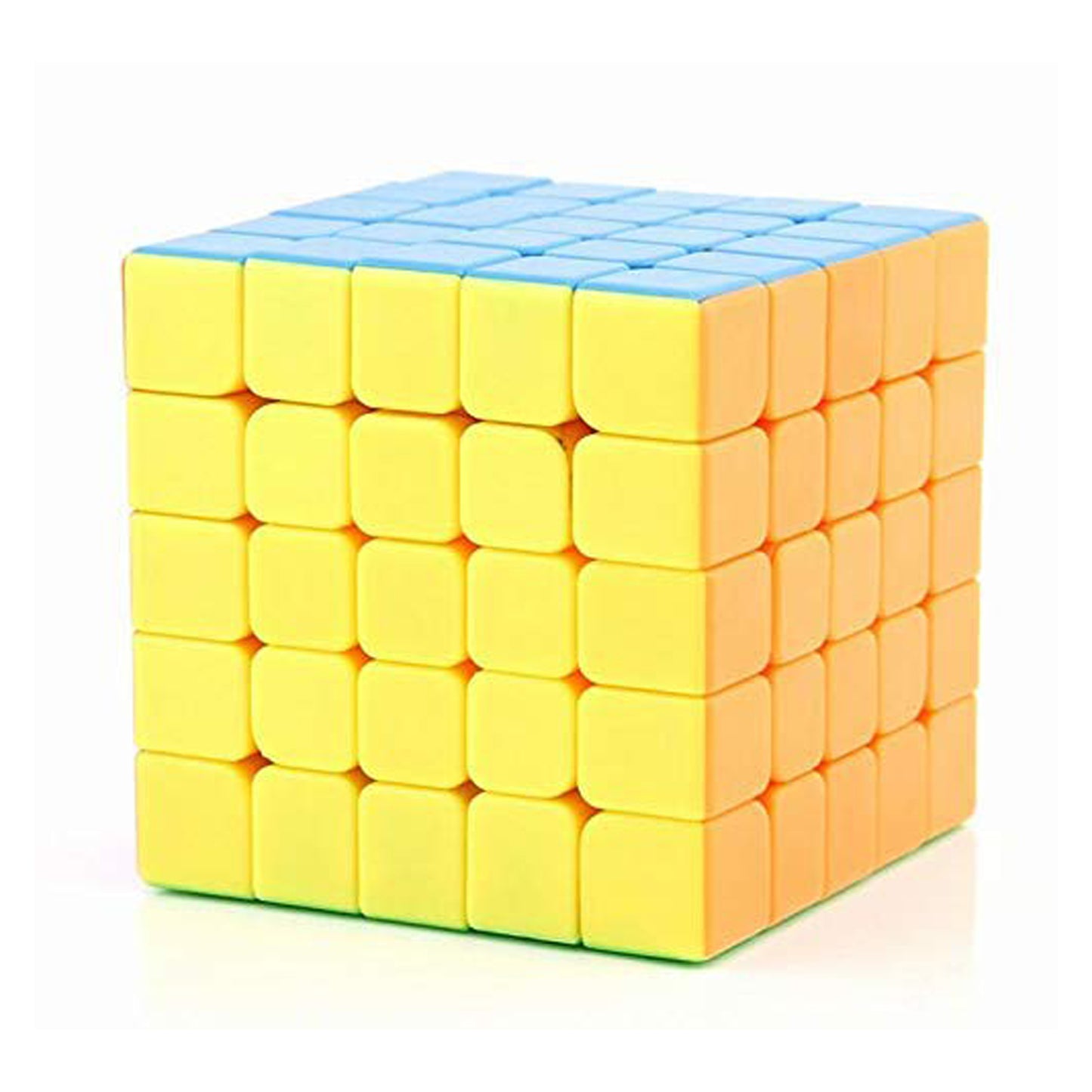 5X5X5 High Speed Sticker Less Speed Cube