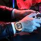 Reward VIP Analog Blue Square Dial Men's Watch