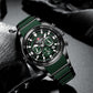 Reward VIP Luxury Chronograph Men’s Quartz Watch – Green Dial Edition