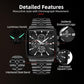 Reward Black Multi-Function Men's Square Quartz Watch