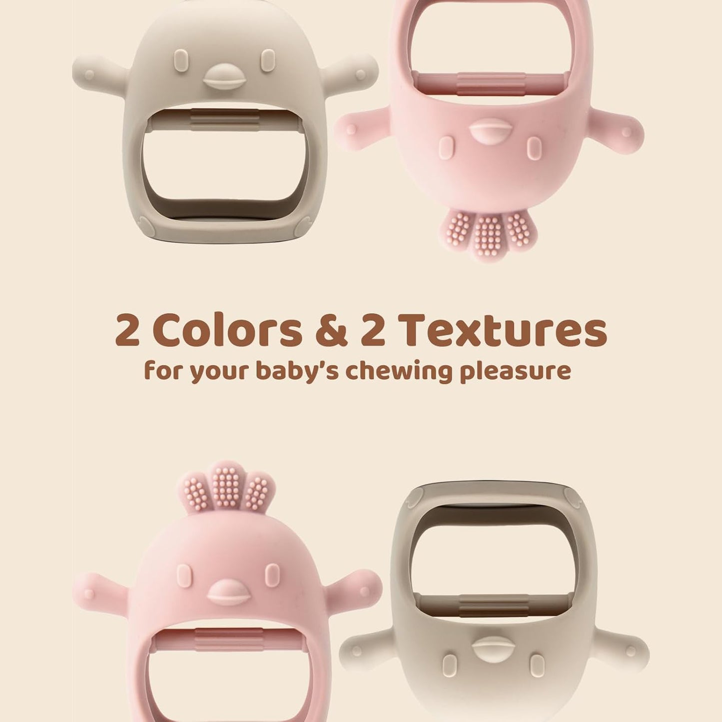 Baby Teething Toy For 0-6 6-12 Months