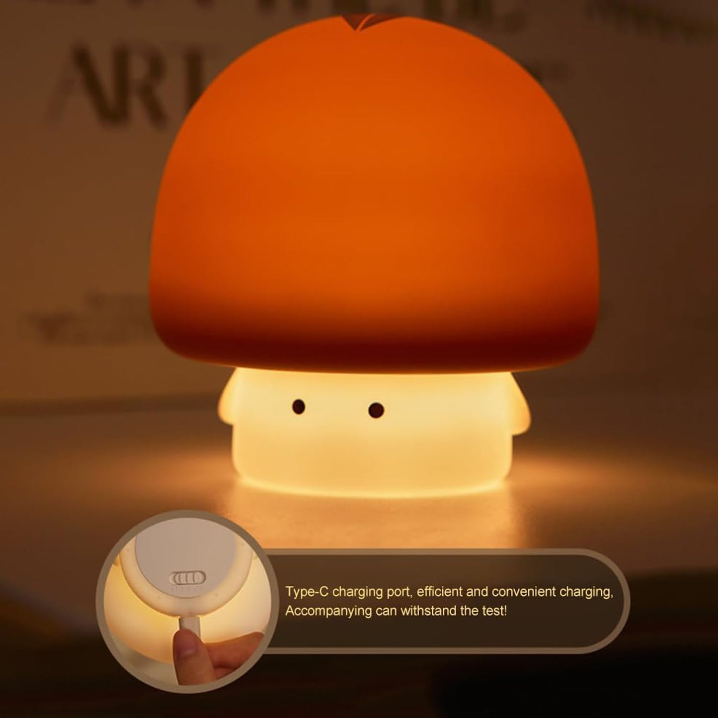 Mushroom Silicone Night Lamp