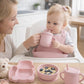 Cat Design Silicone Baby Feeding Set