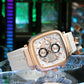 Reward VIP Analog White Square Dial Men's Watch