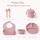6Pcs Silicone Baby Feeding Set