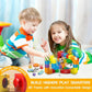 Electric Train Set With 3D Magic Flexible Race Tracks (123Pcs)