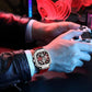 Reward VIP Analog Red Square Dial Men's Watch