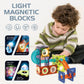Magnetic Tiles Building Blocks with LED Lights (75Pcs)