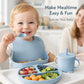6Pcs Silicone Baby Feeding Set