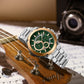Reward Premium Men's Sport Chronograph Watch (Green Dail)