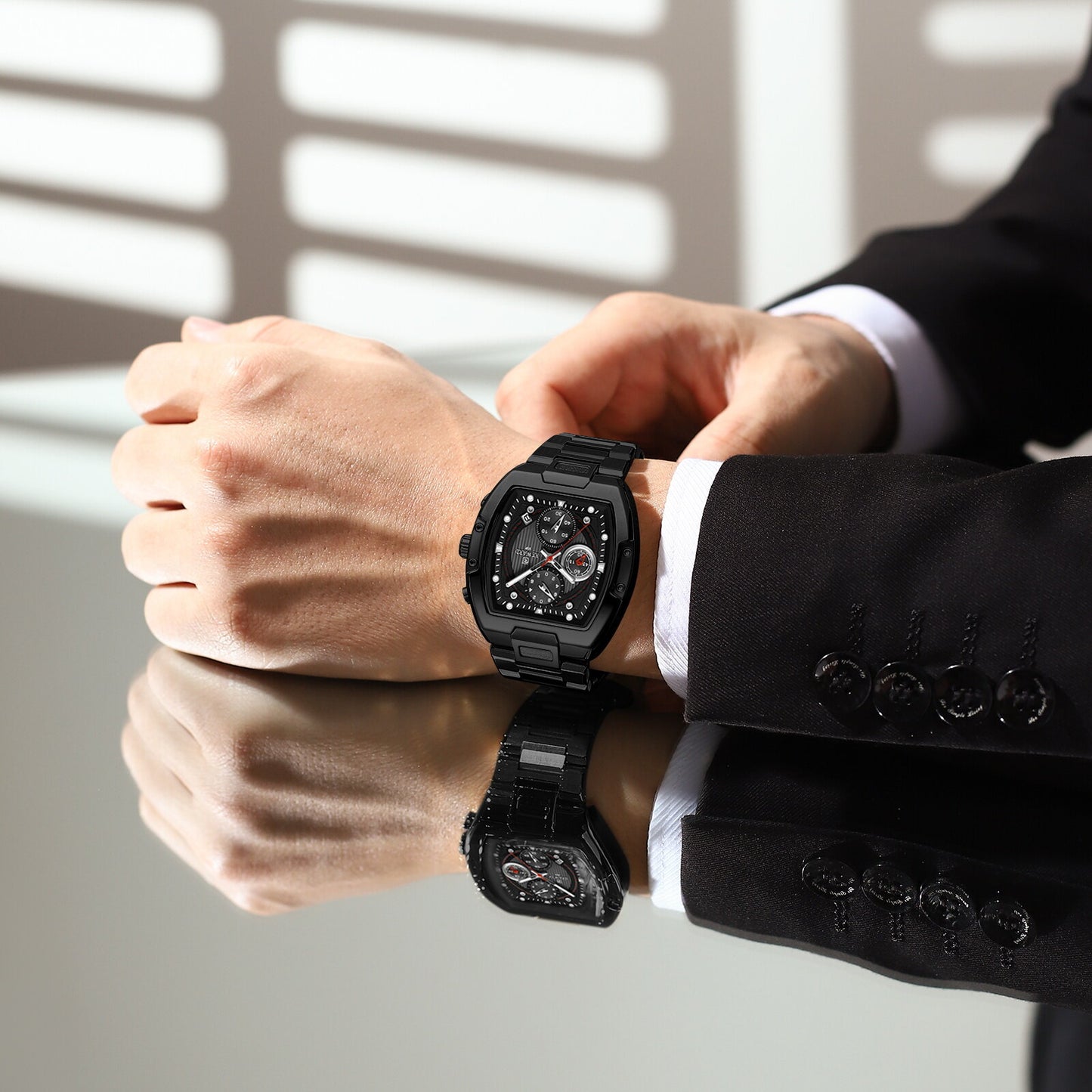 Reward Men's Business Quartz Watch – Black