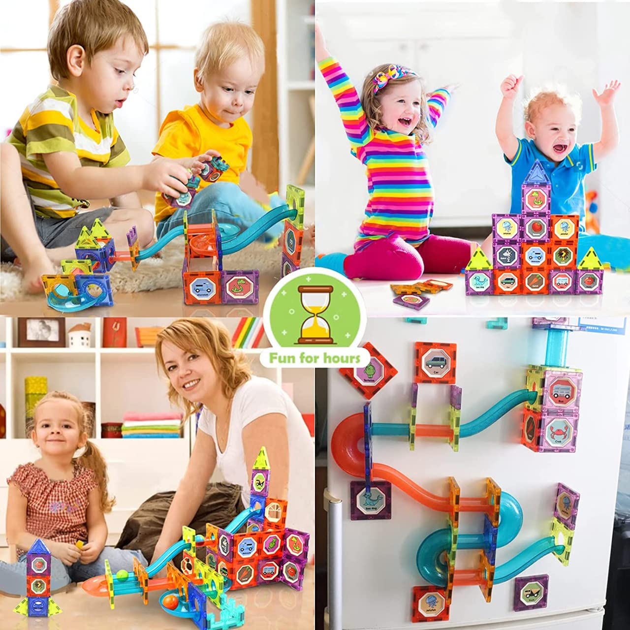 Light Magnetic Building Blocks (49Pcs)