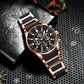 Reward VIP Luxury Chronograph Men’s Quartz Watch – Black Dial Edition