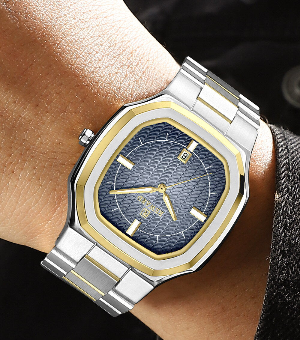 Reward Men's Multifunction Chronograph Quartz Watch – TT Black Case