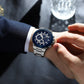 Reward Premium Men's Sport Chronograph Watch (Blue Dail)