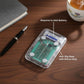 Purple Transparent LED Calculator