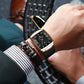 Reward Ultra Slim Black & Rose Gold Mesh Strap Analog Men's  Watch