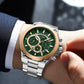 Reward Premium Men's Sport Chronograph Watch (Green Dail)