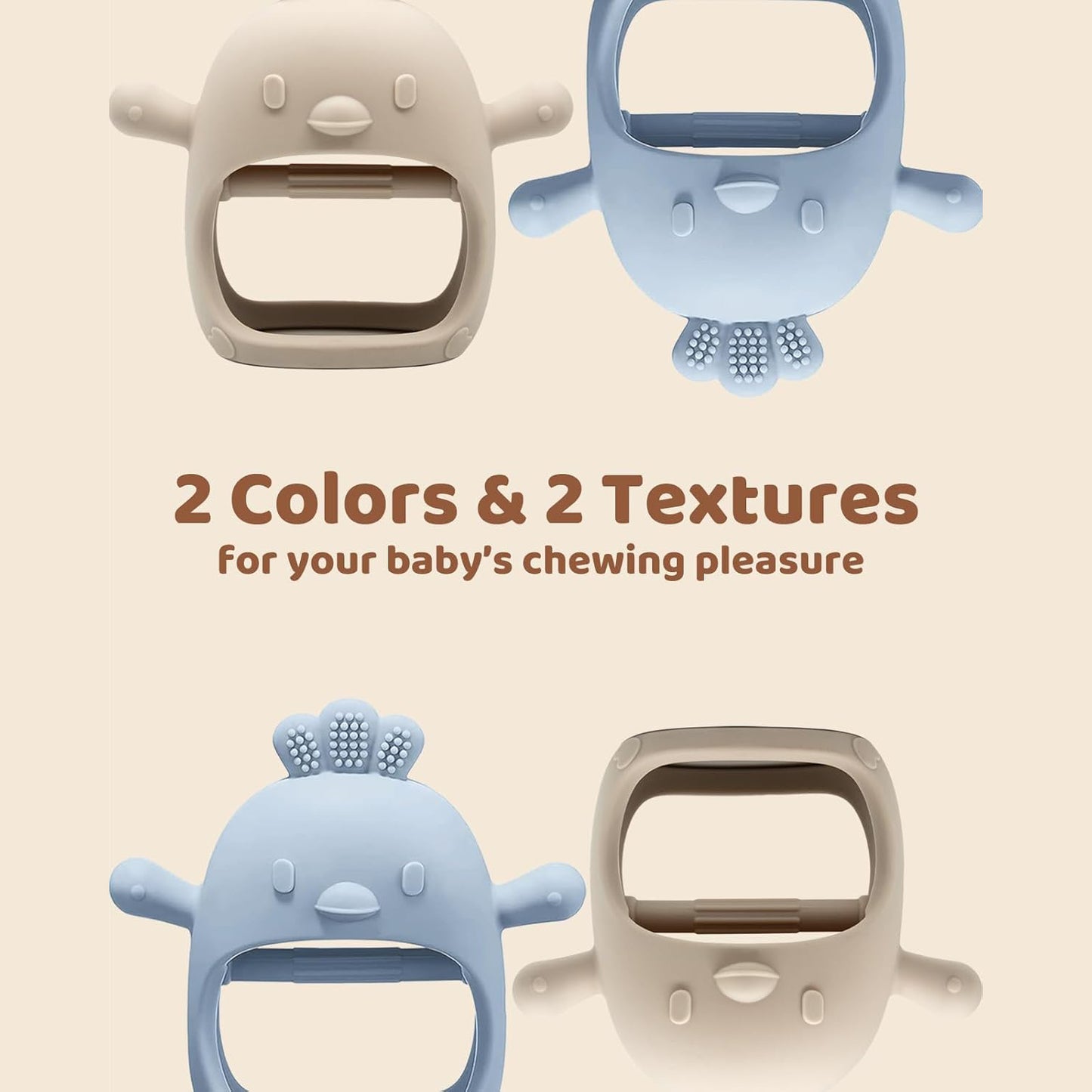 Baby Teething Toy For 0-6 6-12 Months