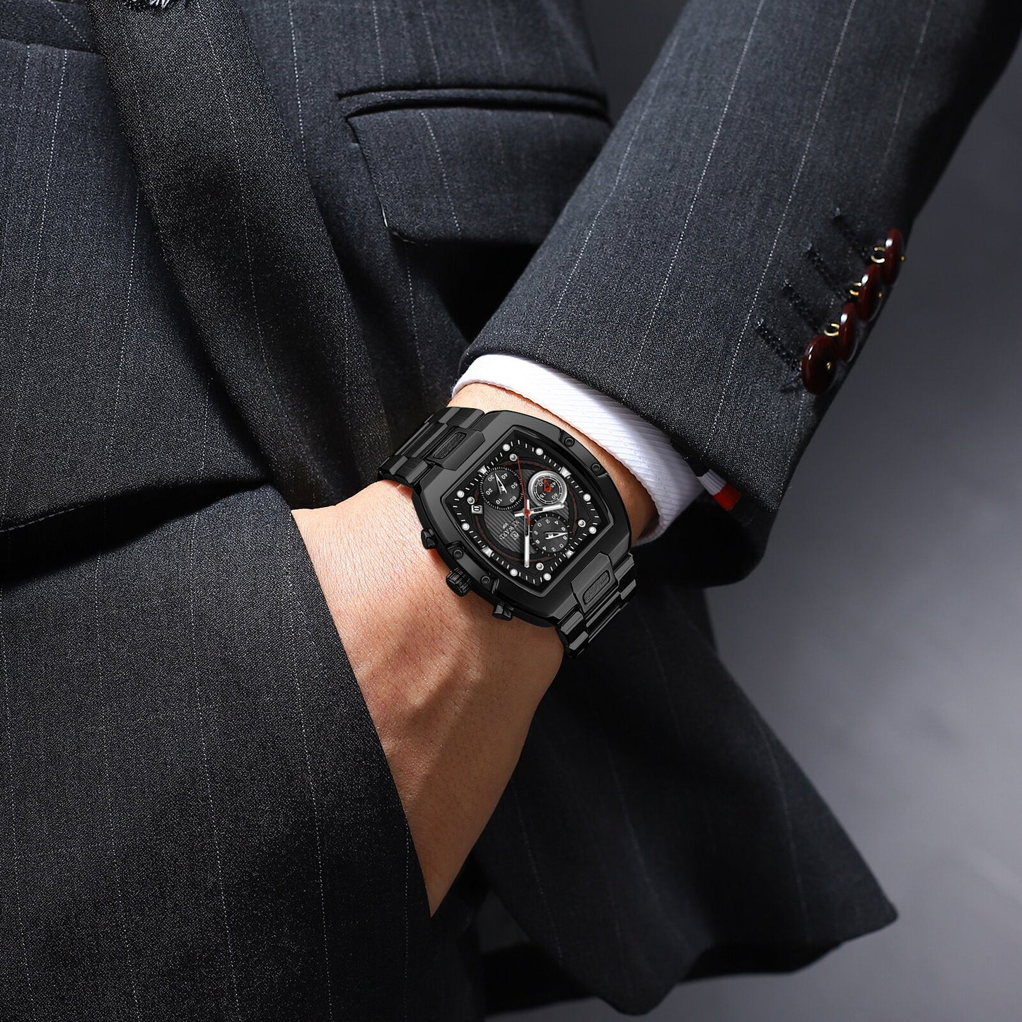 Reward Men's Business Quartz Watch – Black