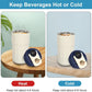 460ml Coffee Travel Mug With Temperature Display (White Blue)