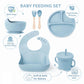 6Pcs Silicone Baby Feeding Set