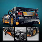 Orange Mustang 1:18 Scale Racing Pull-Back SuperCar Buliding Blocks Set