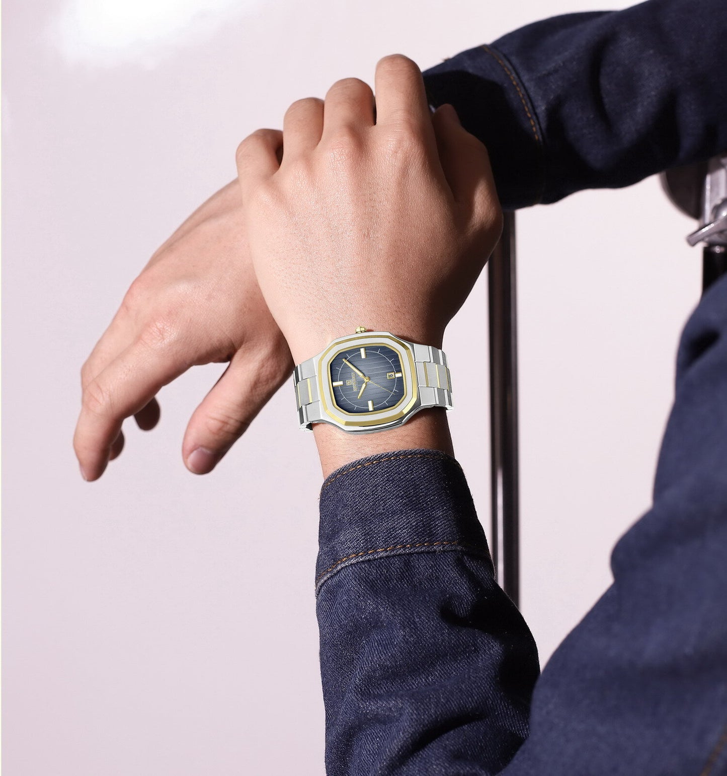Reward Men's Multifunction Chronograph Quartz Watch – TT Black Case