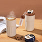 Digital Temperature Thermos Mug 460ml (White Brown)