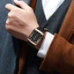 Reward Ultra Slim Black & Rose Gold Mesh Strap Analog Men's  Watch