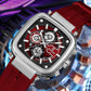Reward VIP Analog Red Square Dial Men's Watch