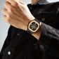 Reward Men's Multifunction Chronograph Quartz Watch – Rose Gold Case