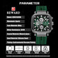 Reward VIP Analog Green Square Dial Men's Watch