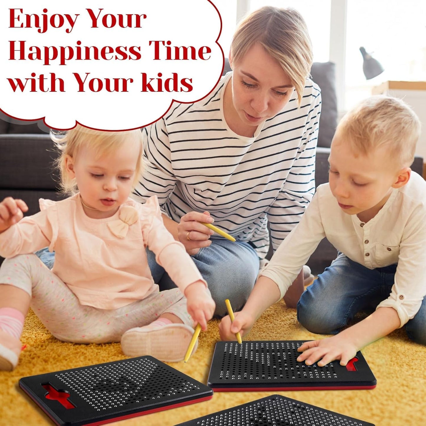 Magnetic Erasable Doodle Writing Pad For Kids
