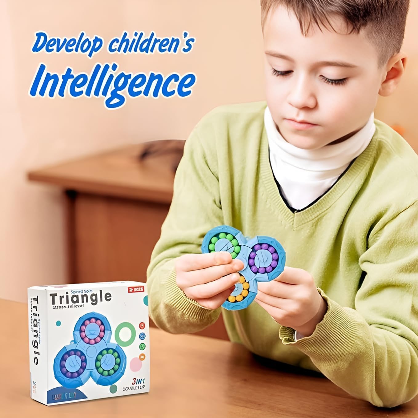 Magic Bean Rotating Cube Puzzle