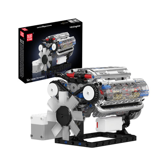 Mould King 10088 Motorised V8 Engine Building Set